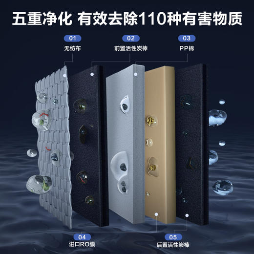 飞利浦引擎净水器直饮机全屋家用直饮800G反渗透纯水台式净水机AUT7006 商品图5