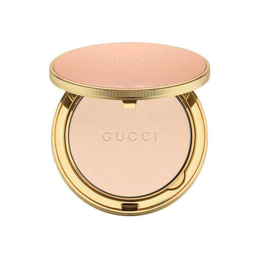 新品 Gucci/古驰哑光蜜粉饼10g 粉壳 定妆控油 01#黄调一白（皮肤白偏黄）【香港直邮】 商品图0