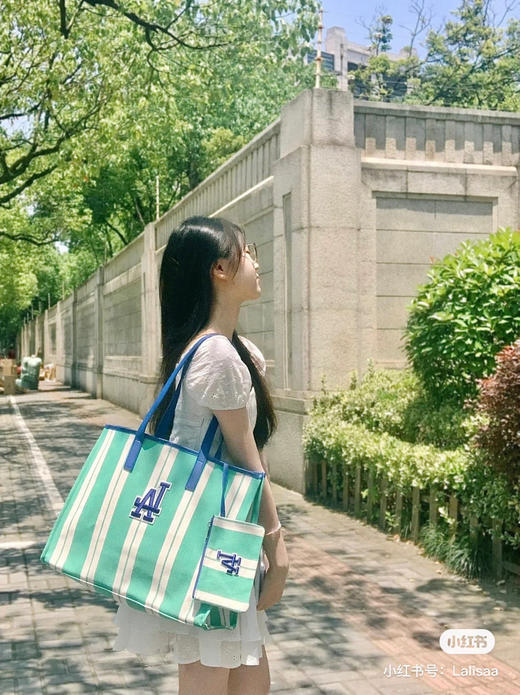 Mlb新品条纹托特包 商品图0