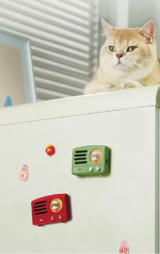 【团购展示】猫王音响 小王子超薄贴贴蓝牙音响MW-Q1 商品图0