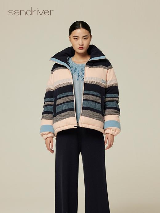 针织羊绒羽绒外套 SJF94W231K 商品图0