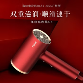 海尔（Haier）电吹风 大功率负离子HC51-2026升级版