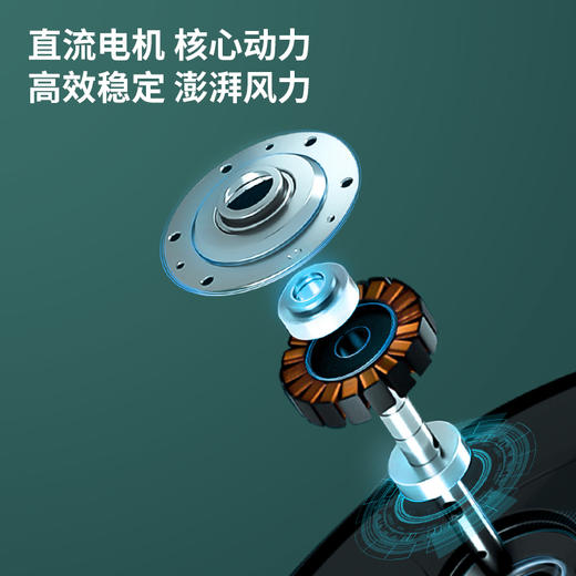 欧普（OPPLE）悦风餐厅风扇灯现代简约线面卧室隐形吊扇灯 商品图4