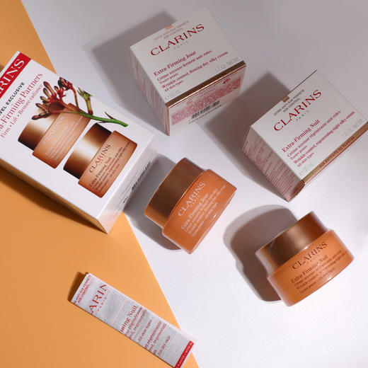 Clarins/娇韵诗面霜焕颜紧致滋润日霜晚霜紧致弹力面霜弹簧保湿日晚霜50ml*2 商品图3