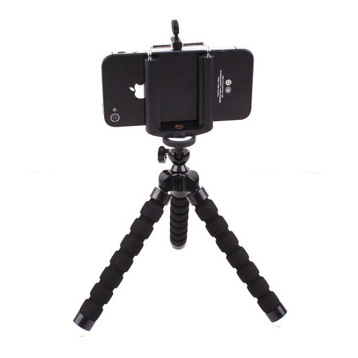 【2个更优惠】海绵八爪鱼手机支架-通用懒人手支架便携式照相-加手夹-春艺D仓 商品图6