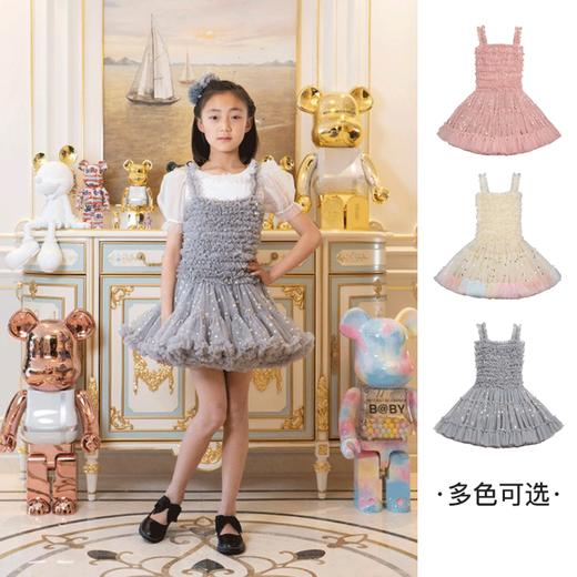 星星款连衣裙 | 特色款北欧限量款半裙 法国Q.cutians tutu裙满天星连身裙女孩儿童公主连衣裙半身裙舞会party 商品图6