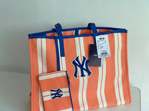 Mlb新品条纹托特包 〰️ 商品图5