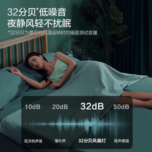 欧普（OPPLE）悦风餐厅风扇灯现代简约线面卧室隐形吊扇灯 商品图5