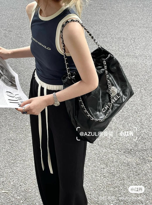 22bag垃圾袋-黑银中号 商品图5