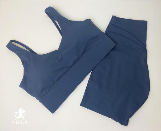 壁虎瑜伽【2208TZ188】U领美背高弹瑜伽套装（有胸垫）【5天发货】 商品图8