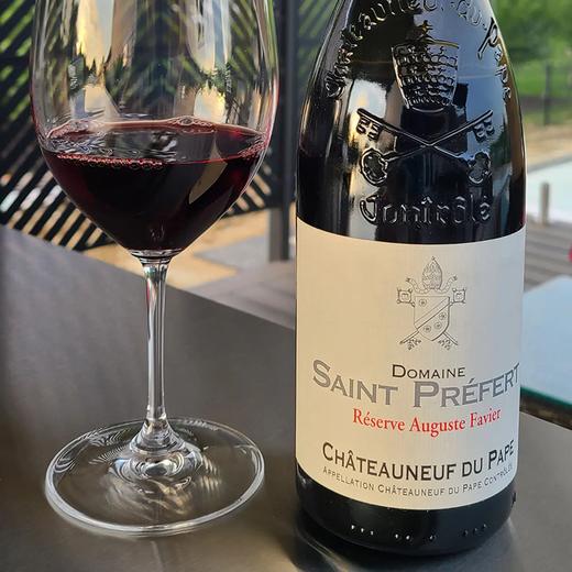 JD百大第2！圣佩菲酒庄教皇新堡法维珍藏干红Domaine Saint Prefert Chateauneuf du Pape Reserve Auguste Favier 2019 商品图2