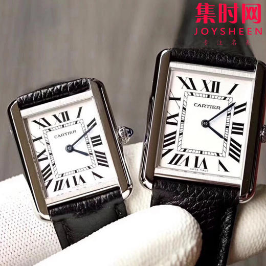 卡地亚 TANK 坦克系列石英款式女表，有小号31X24mm 中号33X27mm 商品图1