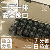 牛油果果7日21格便携药盒黑色避光环保桥本90天补剂营养素随身 商品缩略图0
