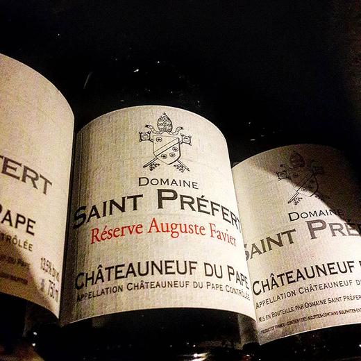 JD百大第2！圣佩菲酒庄教皇新堡法维珍藏干红Domaine Saint Prefert Chateauneuf du Pape Reserve Auguste Favier 2019 商品图3