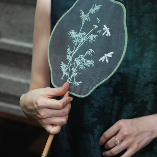 直播秒杀|盛唐牡丹 提花香云纱渐变色无袖女裙 .潮快闪[福利品] 商品图4