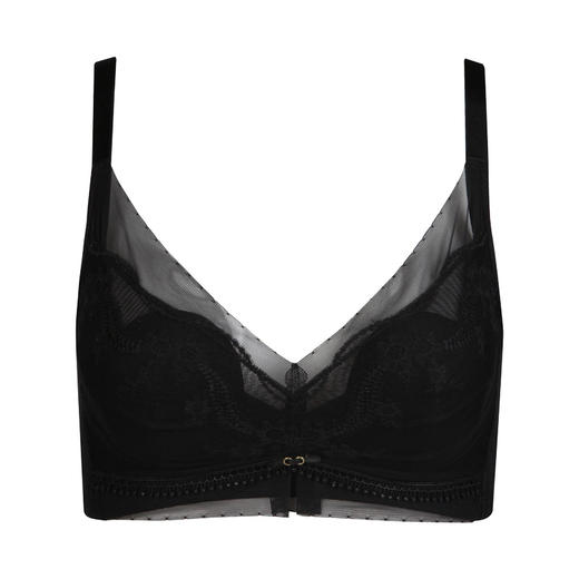 都市丽人完美包容大罩杯C杯常规内衣蕾丝超薄3/4杯文胸三排扣无钢圈YB22C7 商品图3