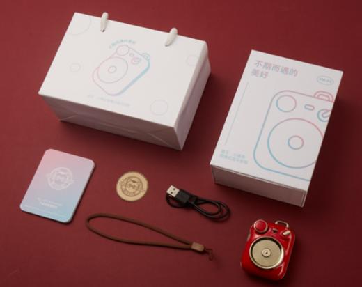 【团购展示】猫王·小确幸便携式蓝牙音箱MW-P3中国红/宝石蓝/月岩白 商品图2