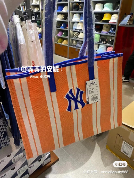 Mlb新品条纹托特包 〰️ 商品图1
