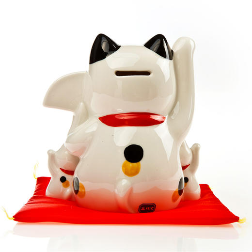日本药师窑彩绘财源广进招财猫(储蓄罐）15cm 商品图4