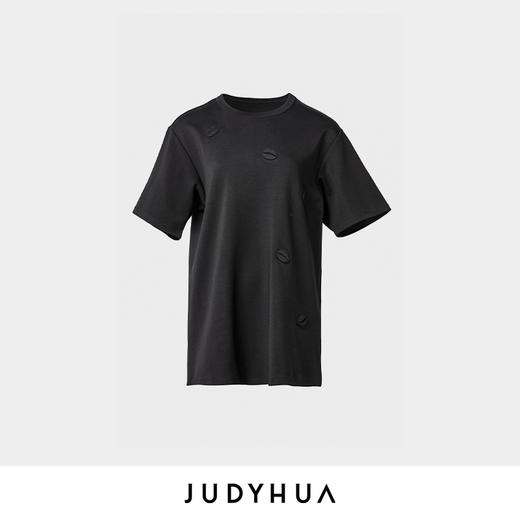 JUDYHUA 唇印浮雕Oversized T恤 商品图0