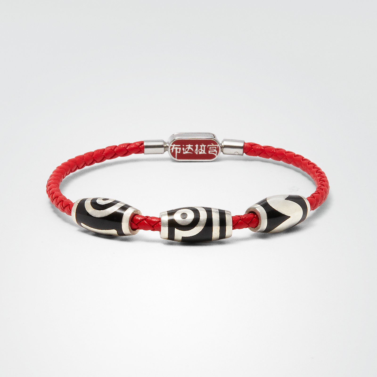 布达拉宫天珠手绳（单颗银天珠款）