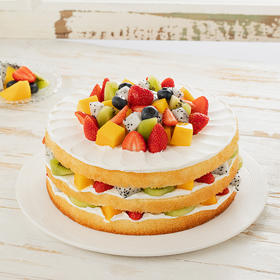 鲜果嘉年华蛋糕-2磅198元/3磅248元/4磅268元（高州）