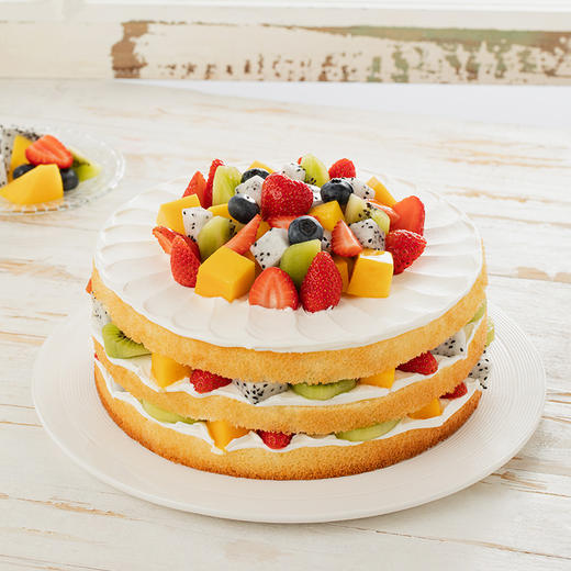 鲜果嘉年华蛋糕-2磅198元/3磅248元/4磅268元（高州） 商品图0