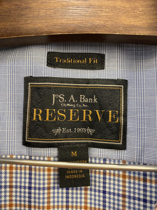 90年代 Vintage JS. A. Bank RESERVE 长袖衬衫 _VLS(L) 商品图2