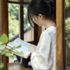预定|盛唐牡丹 高级感时髦小众玉扣真丝提花衬衣 .潮快闪[福利品] 商品缩略图5