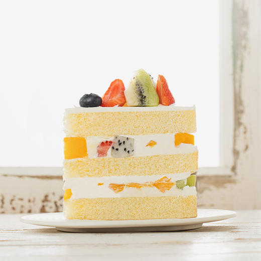 鲜果嘉年华蛋糕-2磅198元/3磅248元/4磅268元（高州） 商品图3