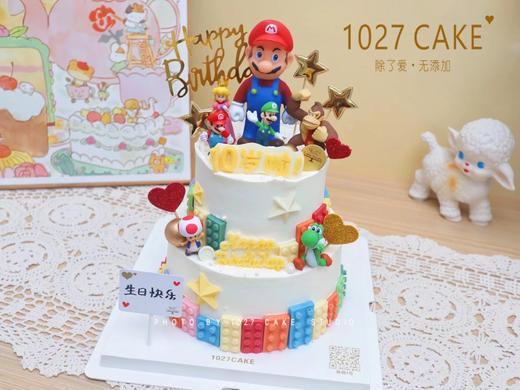 1027CAKE  |   超级玛丽马里奥主题蛋糕 双层蛋糕 商品图1