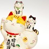 日本药师窑彩绘招福大开运招财猫（存钱罐）19cm 商品缩略图4