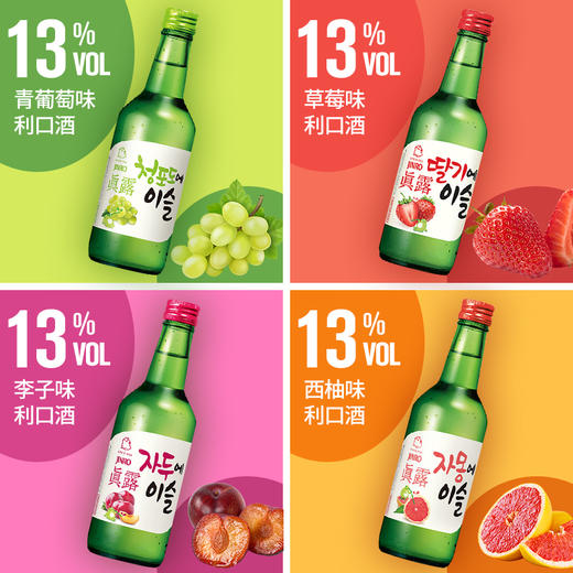 진로참이슬소주 真露烧酒竹炭味20.1度360ml 商品图1
