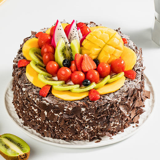 【经典美味】森林果乐蛋糕，巧克力鲜果蛋糕（合肥幸福西饼蛋糕） 商品图0