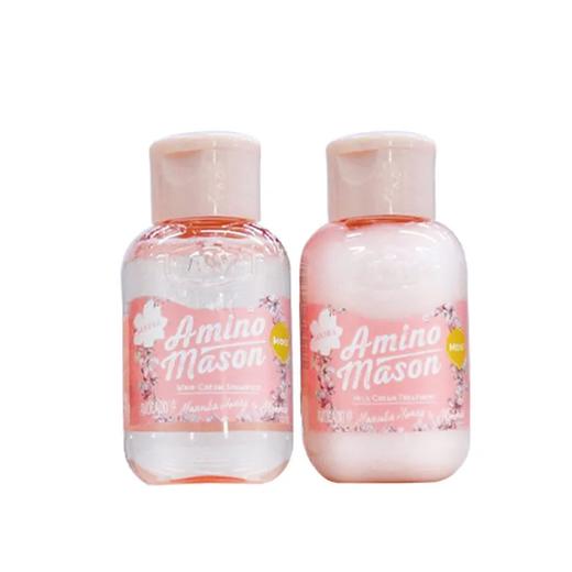 【爆款超低价预售 急单慎拍】日本amino mason洗发水樱花阿蜜浓梅森氨基酸氨基研旅行套装小样 商品图0