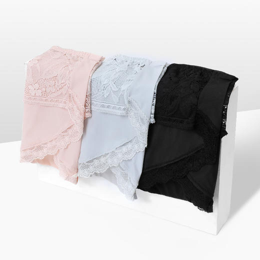 熳洁儿 商场同款内裤女夏季薄款蕾丝内裤女款中腰内裤女士性感内裤22702206 商品图5