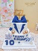 1027CAKE | 双层 领结蛋糕 绅士 翻糖装饰 商品缩略图0