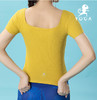 壁虎瑜伽【2208SY189】方领柔软高弹瑜伽短袖（有胸垫）【5天发货】 商品缩略图3