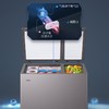 海尔（Haier）冰柜冷柜商用冷冻冷藏双门双箱大冷柜大容量家用卧式冰柜雪糕柜 215升双室一除霜冷藏冷冻FCD-215GHXPC 商品缩略图3