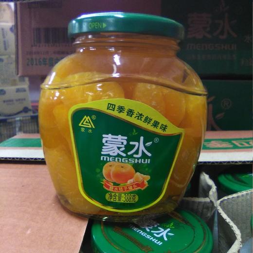 蒙水水果罐头瓶装388g 糖水橘子罐头 商品图0