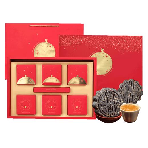 【礼品茶】中秋贡饼普洱生茶礼品茶困鹿山古树生茶饼88克*6饼礼盒包装 商品图5