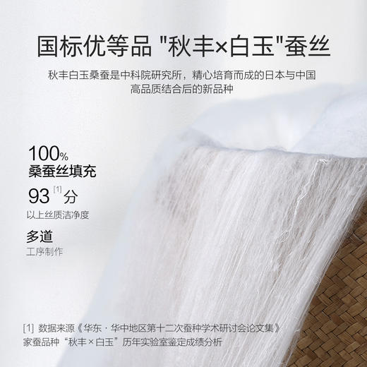 【新品主推】水星家纺金玉芳菲桑蚕丝二合一被床上用品 商品图1