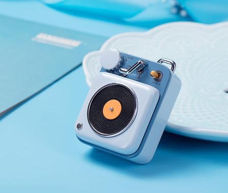 【团购展示】猫王·原子唱机B612便携蓝牙音箱MW-P1C精装版幸运红/原野绿/童心蓝 商品图2