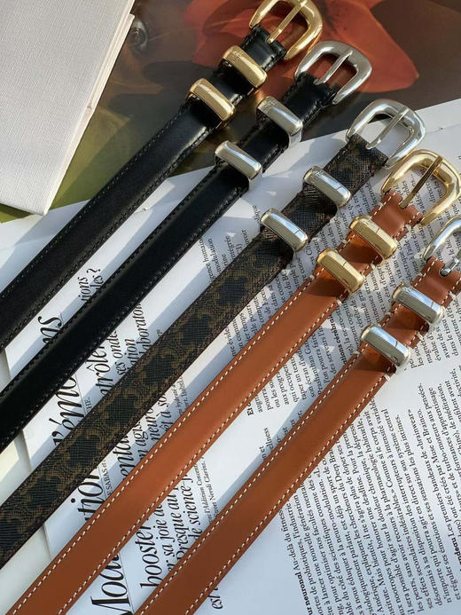 腰带。自己备注颜色尺寸黑色金扣 黑色银扣 棕色金扣 棕色银扣 老花银扣
尺码：欧码75-80-85-90 商品图6