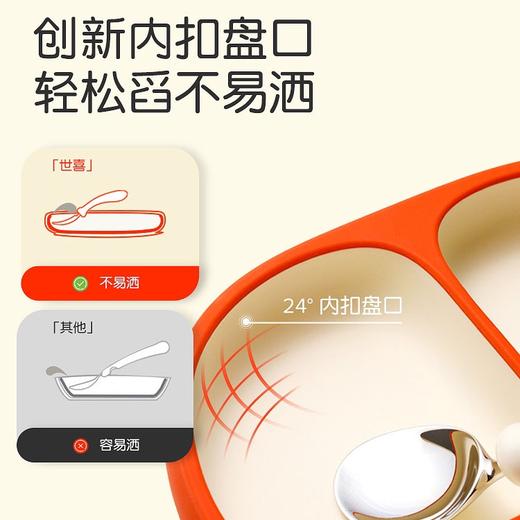 世喜液态硅胶餐盘（热带橙）TP01 商品图2