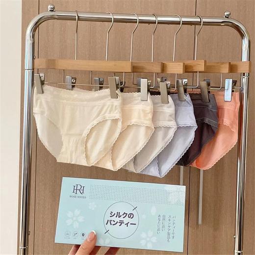 （清仓现货）（现货现发）【社群供A】高品质薄款RH蚕丝内裤无痕裸感冰凉透气蕾丝边礼盒装棉（下单后7天内发货）（现货现发） 商品图2