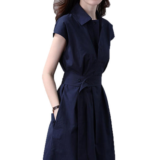 裁缝学苑AQ112 夏新款衬衫领收腰显瘦连衣裙纸样裙子女装衣服样板 商品图4