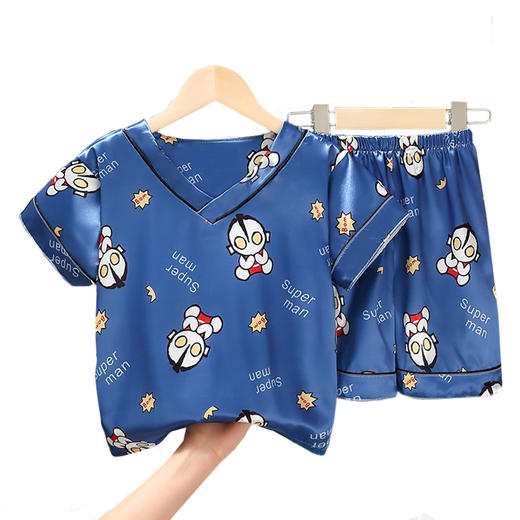 裁缝学苑TQ59童装睡衣纸样儿童家居服套装上衣短裤衣服打版样板图 商品图4