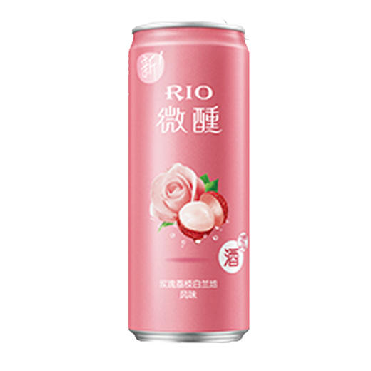 锐澳新微醺鸡尾酒（玫瑰荔枝白兰地风味）330ml 商品图0