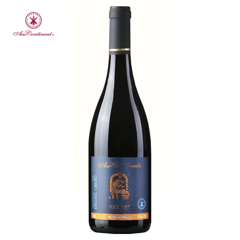 澳洲红酒  2016年南澳库纳瓦拉 赤霞朱干红  787原装(无礼盒装)